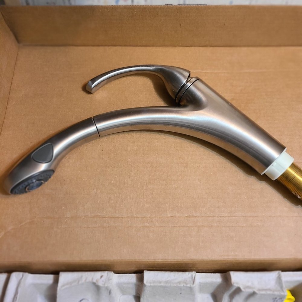 KOHLER Forte Single Control Pull-out Kitchen Sink Faucet K-10433-BN    NEW